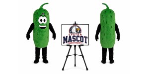 Pickled Vegetable Beans Eggplant Mascot Costume for Easter Events Pickled Vegetable Beans Eggplant Mascot Costume for Easter Events