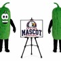 Pickled Vegetable Beans Eggplant Mascot Costume for Easter Events
