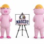 Pig Mascot Costume