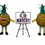 Pineapple Mascot Costume for Food Events
