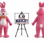 Easter Bunny Rabbit Mascot Costume for Easter Events