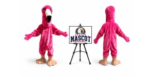 Flamingo Mascot Costume Flamingo Mascot Costume