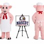 Pig Chef Mascot Costume for Food Events