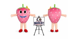 Strawberry Mascot Costume Strawberry Mascot Costume