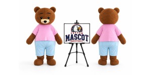 T-Shirt Adult Teddy Bear Mascot Costume T-Shirt Adult Teddy Bear Mascot Costume