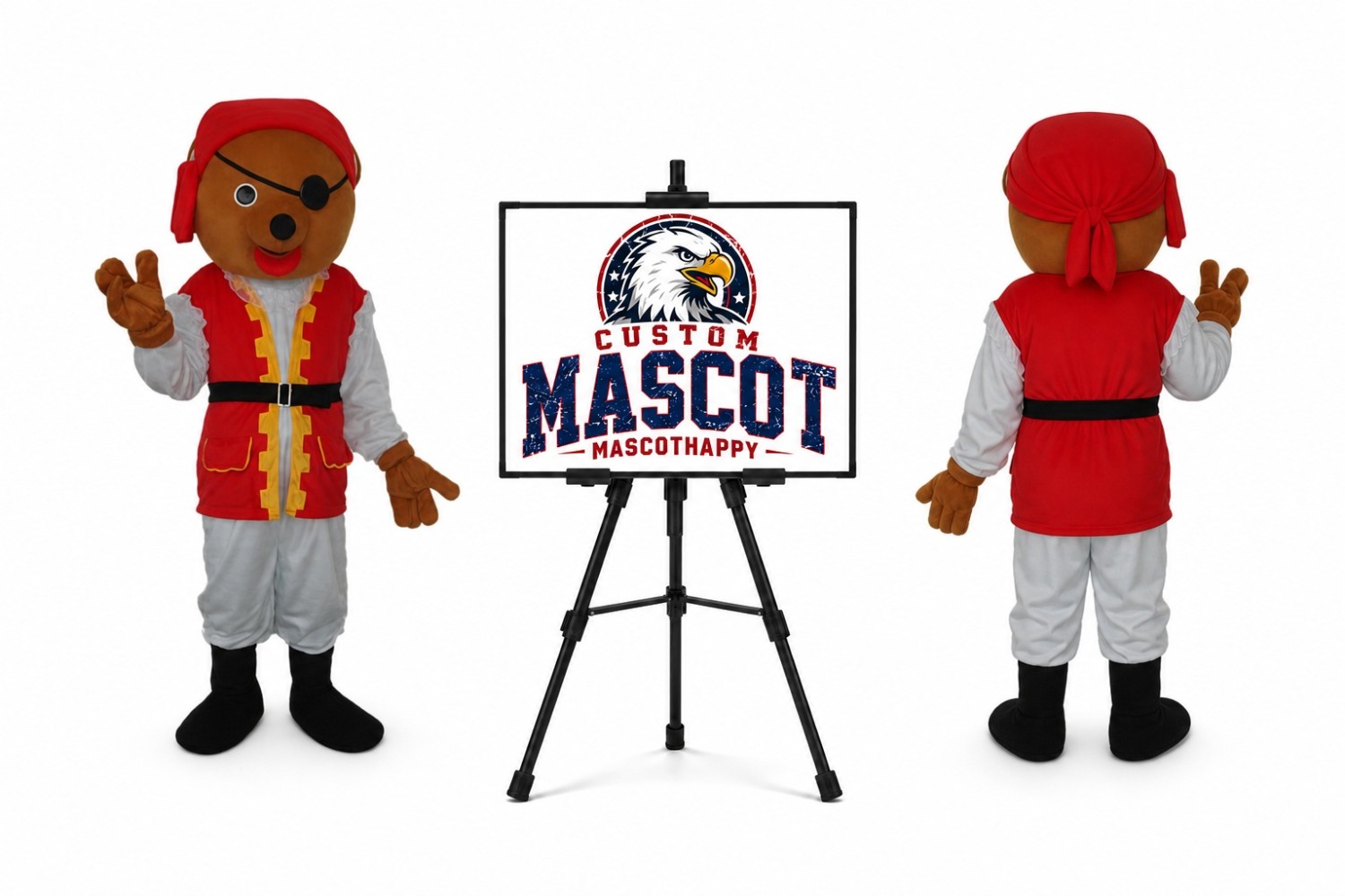 Pirate Bear Adult Mascot Costume Mascot Costume for Parties Pirate Bear Adult Mascot Costume Mascot Costume for Parties