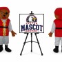 Pirate Bear Adult Mascot Costume Mascot Costume for Parties