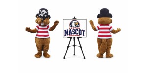 Pirate Beaver Mascot Costume for Parties Pirate Beaver Mascot Costume for Parties