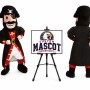 Pirate Captain Halloween Mascot Costume for Halloween Events