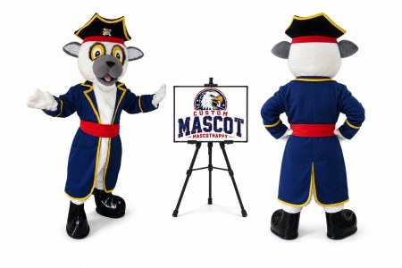 Pirate Dog Mascot Costume for Parties