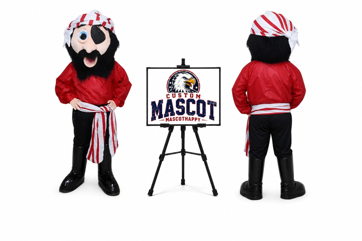 Pirate Halloween Mascot Costume for Halloween Events Pirate Halloween Mascot Costume for Halloween Events