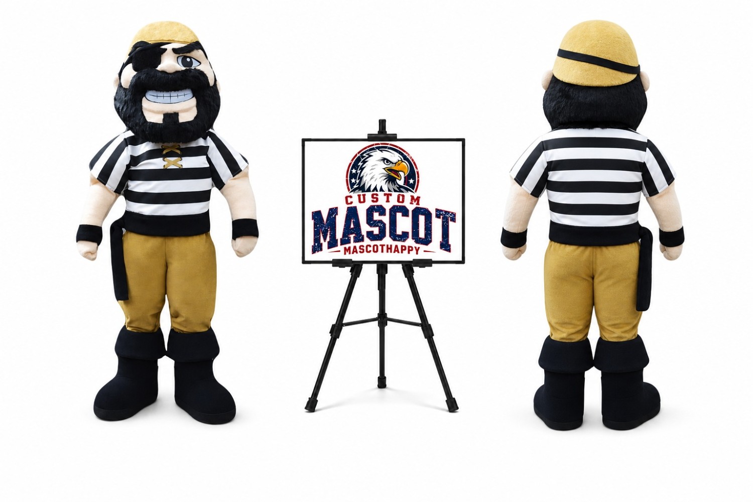Pirate Mascot Costume for Parties Pirate Mascot Costume for Parties