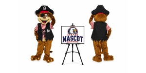 Pirate Monkey Mascot Costume for Parties Pirate Monkey Mascot Costume for Parties
