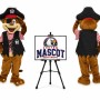 Pirate Monkey Mascot Costume for Parties