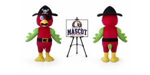 Pirate Parrot Mascot Costume for Parties Pirate Parrot Mascot Costume for Parties