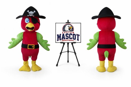 Pirate Parrot Mascot Costume for Parties