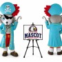 Pirate Wolf Mascot Costume for Parties