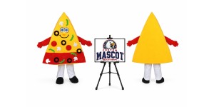 Pizza Mascot Costume Pizza Mascot Costume