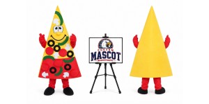 Pizza Mascot Costume Pizza Mascot Costume