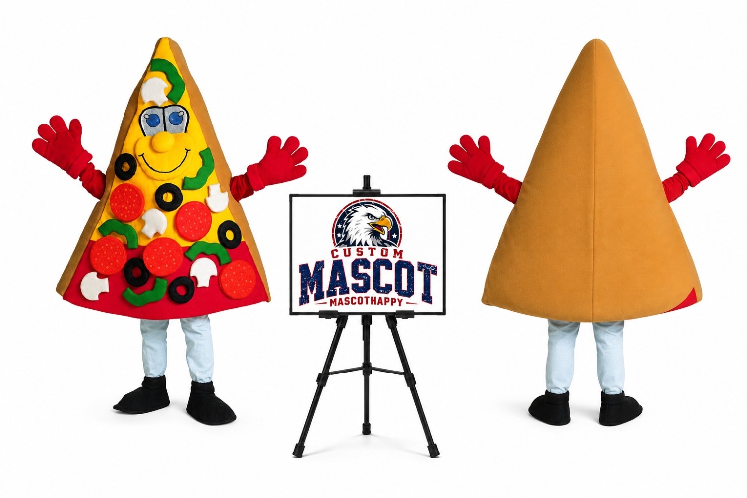 Pizza Mascot Costume Pizza Mascot Costume
