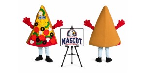 Pizza Mascot Costume Pizza Mascot Costume