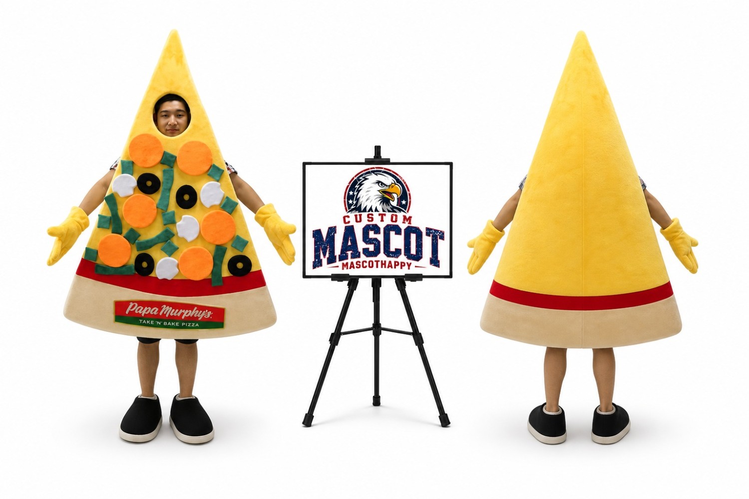Pizza Mascot Costume Pizza Mascot Costume