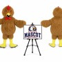 Plush Adult Chicken Rooster Mascot Costume