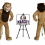Plush Adult Deluxe Lion Mascot Costume