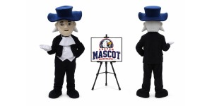 Plush American Cowboy Gentleman Cartoon Mascot Costume Plush American Cowboy Gentleman Cartoon Mascot Costume
