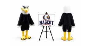 Plush Blad Eagle Mascot Costume
