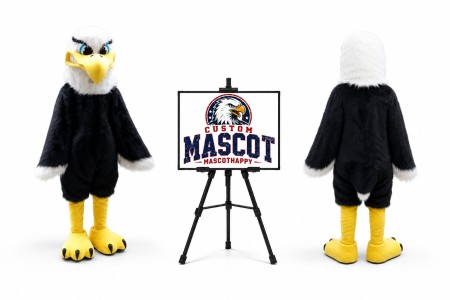 Plush Blad Eagle Mascot Costume