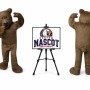 Plush Bear Mascot Costume