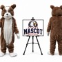 Plush Bulldog Mascot Costume