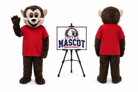 Plush Cartoon Animal Monkey Mascot Costume