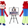 Plush Cartoon High Monkey Mascot Costume