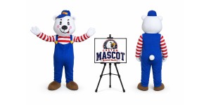 Plush Cartoon Bear Mascot Costume