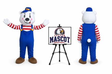 Plush Cartoon Bear Mascot Costume