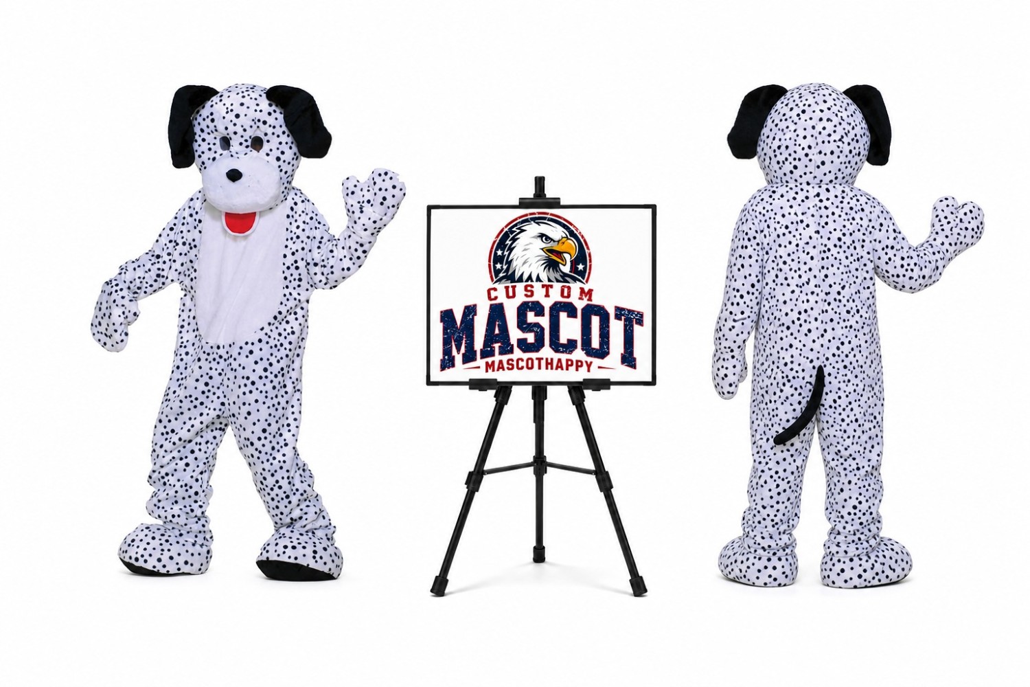 Plush Dalmatian Dog Mascot Costume Plush Dalmatian Dog Mascot Costume