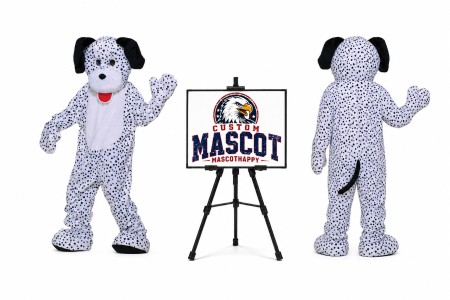 Plush Dalmatian Dog Mascot Costume
