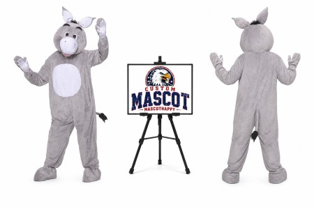 Plush Donkey Mascot Costume