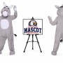 Plush Donkey Mascot Costume