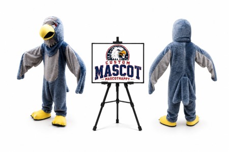 Plush Eagle Mascot Costume