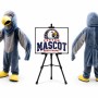 Plush Eagle Mascot Costume