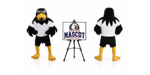 Plush Falcon Eagle Mascot Costume Plush Falcon Eagle Mascot Costume