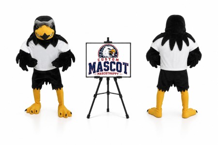 Plush Falcon Eagle Mascot Costume