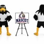 Plush Falcon Eagle Mascot Costume
