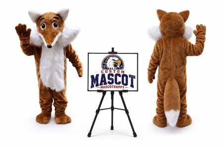 Plush Fox Mascot Costume