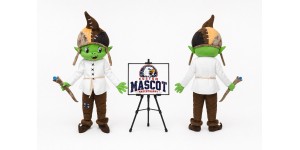 Plush Witch Elf Mascot Costume for Halloween Events Plush Witch Elf Mascot Costume for Halloween Events