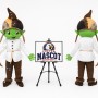 Plush Witch Elf Mascot Costume for Halloween Events