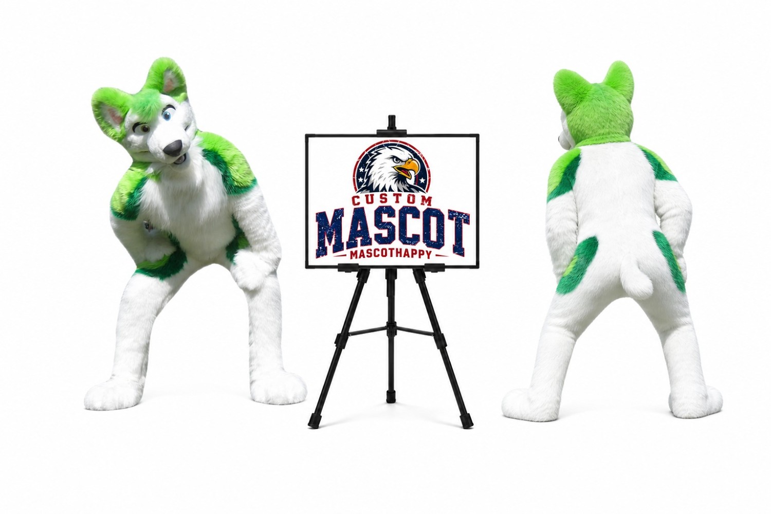 Plush Wolf Mascot Costume Plush Wolf Mascot Costume
